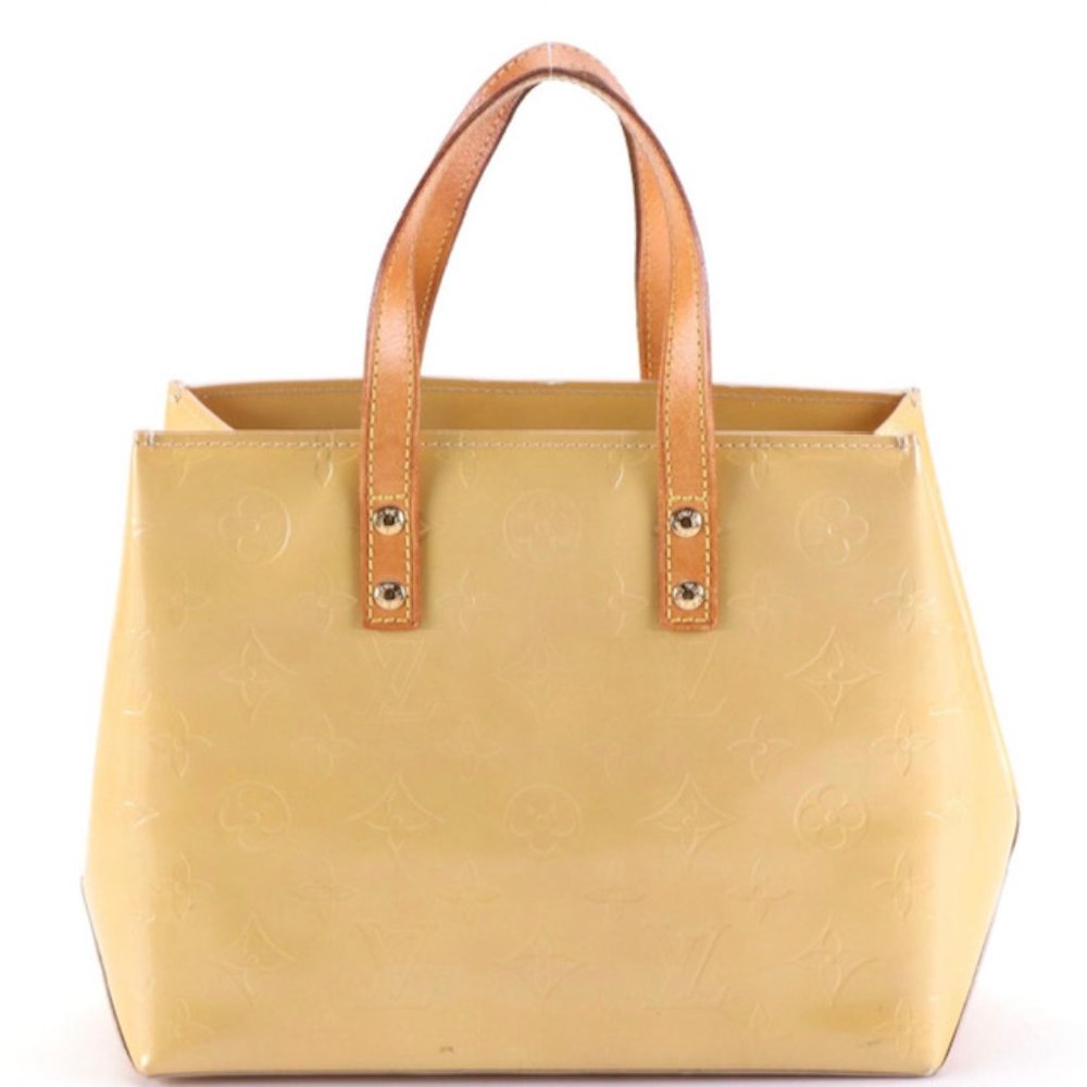 Louis Vuitton Reade PM Tote in Monogram Vernis and Vachetta Leather